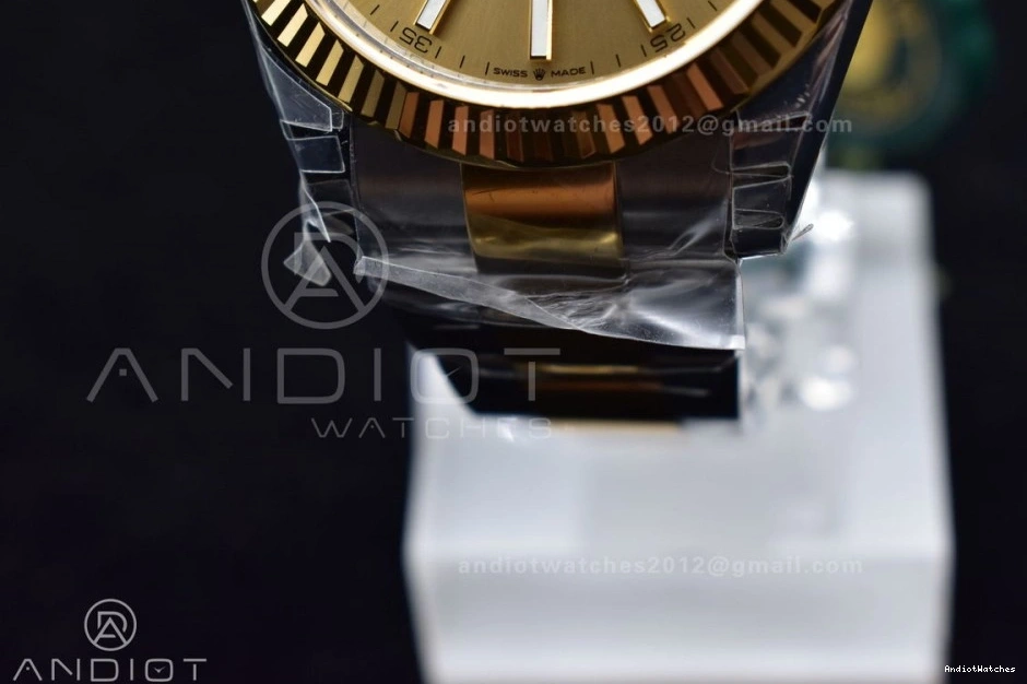 VS AllSeason 1:1 on 904L 600 DateJust VSF Bracelet SS Edition 41 Dial YG Best Oyster YG 126333 0216